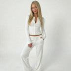 AURA BUTTON KNIT SET