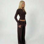 AURA BUTTON KNIT SET