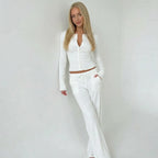 AURA BUTTON KNIT SET