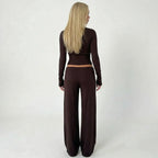 AURA BUTTON KNIT SET