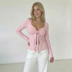 MARA TIE-FRONT TOP