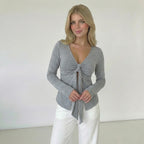 MARA TIE-FRONT TOP