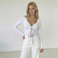 MARA TIE-FRONT TOP