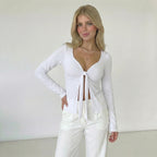 MARA TIE-FRONT TOP