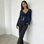 MARA TIE-FRONT TOP