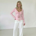 MARA TIE-FRONT TOP