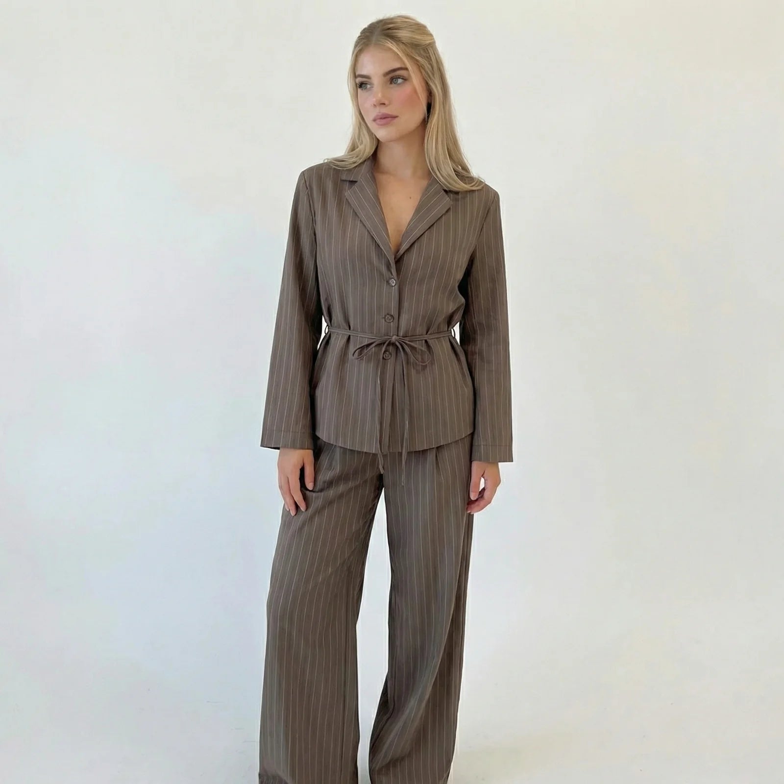 MARA PINSTRIPE SET