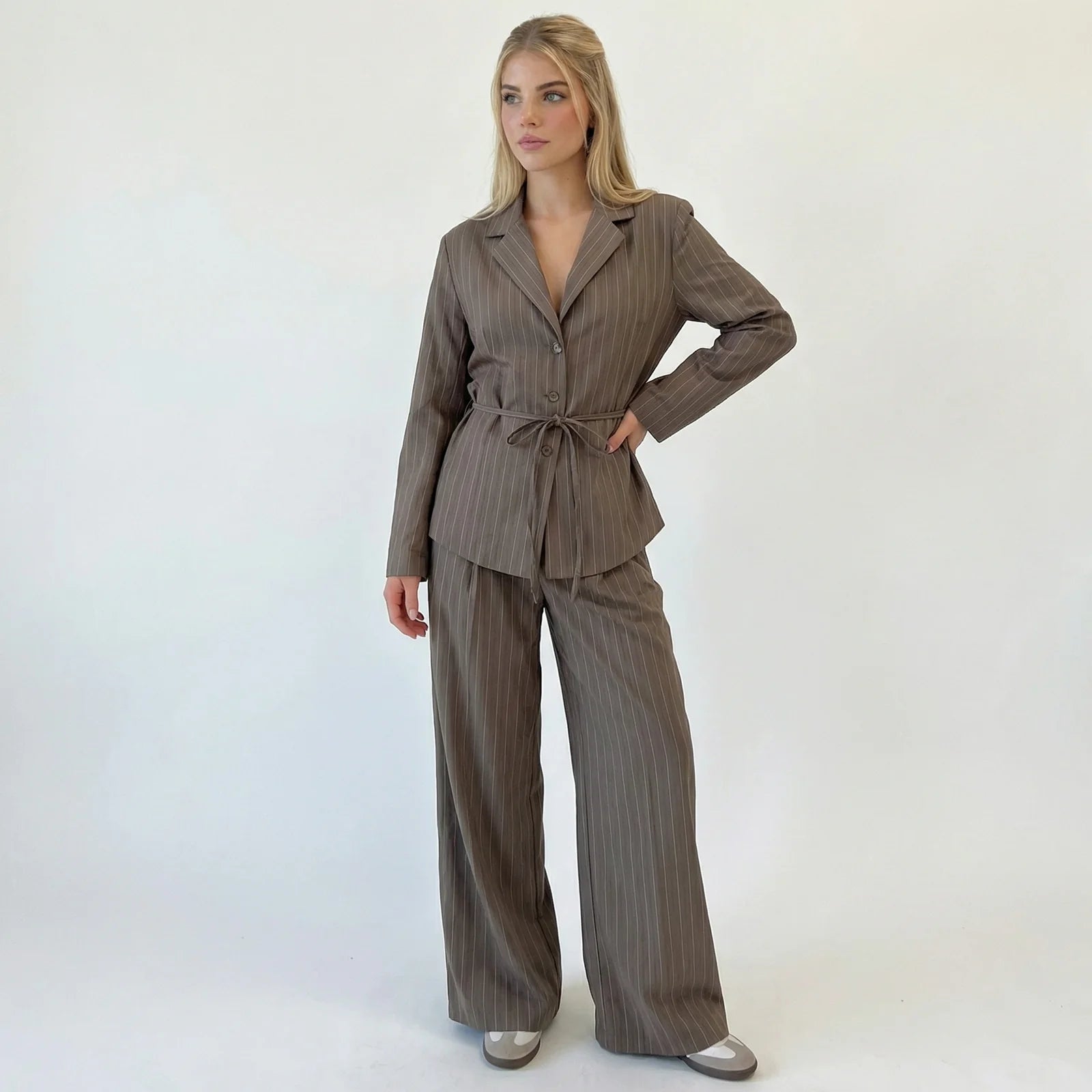 MARA PINSTRIPE SET