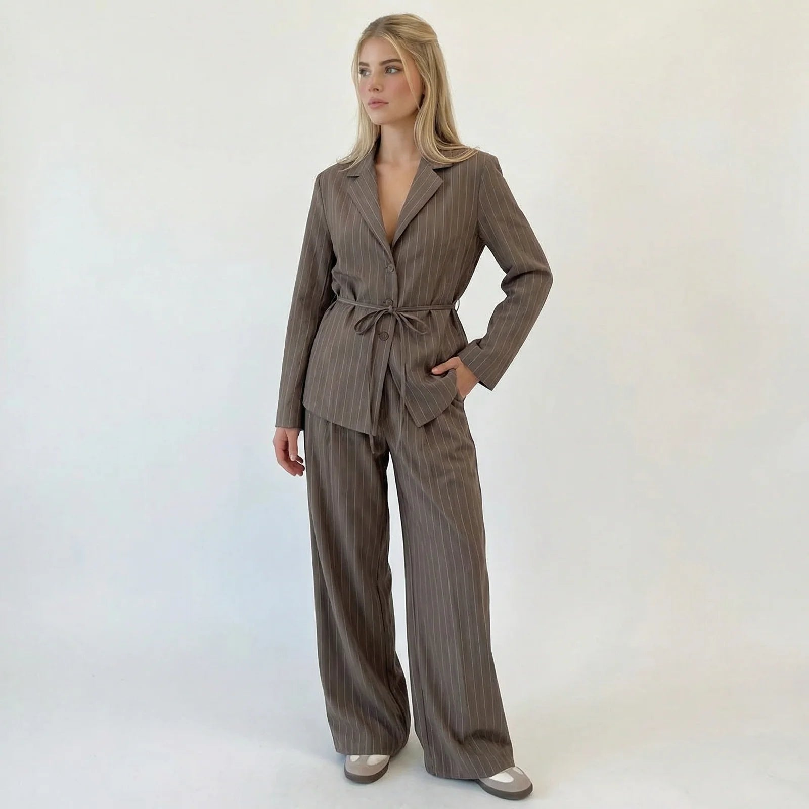 MARA PINSTRIPE SET